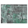 Piper Looms Chantille Abstract ACN1839 Green Machine Washable Area Rug Scatter Main Image
