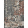 Piper Looms Chantille Abstract ACN1839 Paprika Machine Washable Area Rug main image