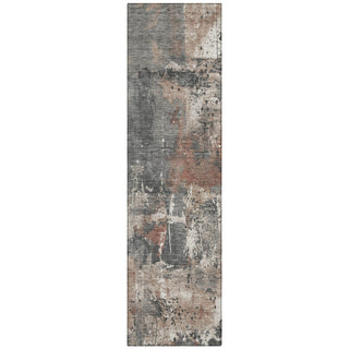 Piper Looms Chantille Abstract ACN1839 Paprika Machine Washable Area Rug Runner Main Image