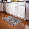 Piper Looms Chantille Abstract ACN1839 Paprika Machine Washable Area Rug Scatter Lifestyle Image Feature
