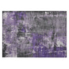 Piper Looms Chantille Abstract ACN1839 Purple Machine Washable Area Rug Scatter Main Image