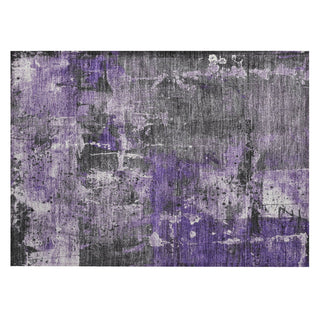 Piper Looms Chantille Abstract ACN1839 Purple Machine Washable Area Rug Scatter Main Image