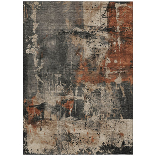 Piper Looms Chantille Abstract ACN1839 Taupe Machine Washable Area Rug main image