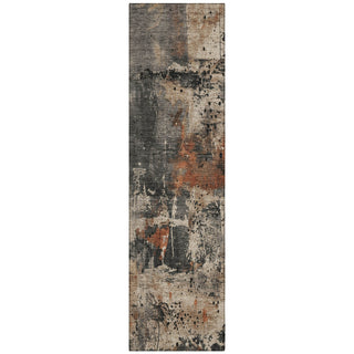 Piper Looms Chantille Abstract ACN1839 Taupe Machine Washable Area Rug Runner Main Image