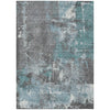 Piper Looms Chantille Abstract ACN1839 Teal Machine Washable Area Rug main image