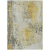 Piper Looms Chantille Abstract ACN1840 Gold Machine Washable Area Rug main image
