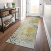 Piper Looms Chantille Abstract ACN1840 Gold Machine Washable Area Rug Runner Lifestyle Image Feature