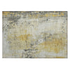 Piper Looms Chantille Abstract ACN1840 Gold Machine Washable Area Rug Scatter Main Image