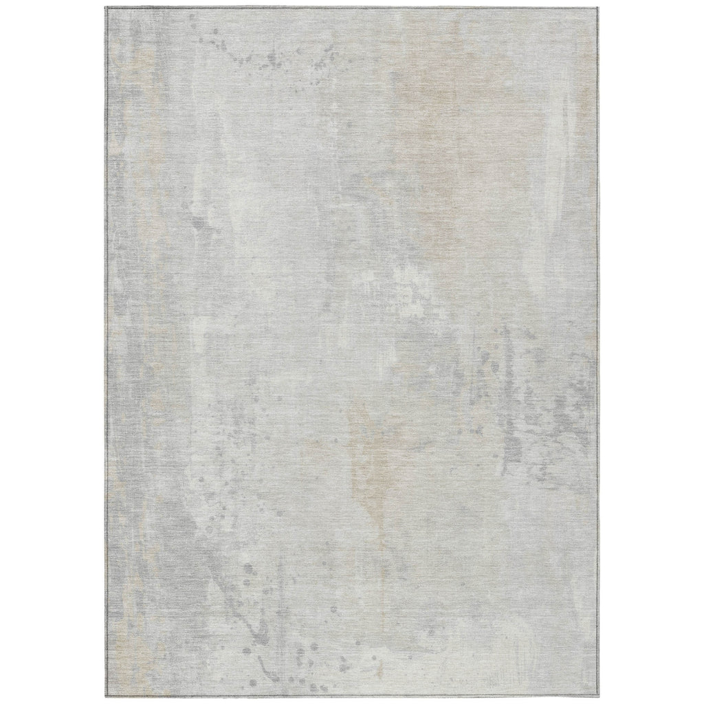 Piper Looms Chantille Abstract ACN1840 Ivory Machine Washable Area Rug main image