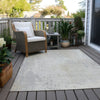 Piper Looms Chantille Abstract ACN1840 Ivory Machine Washable Area Rug Outdoor Lifestyle Image Feature