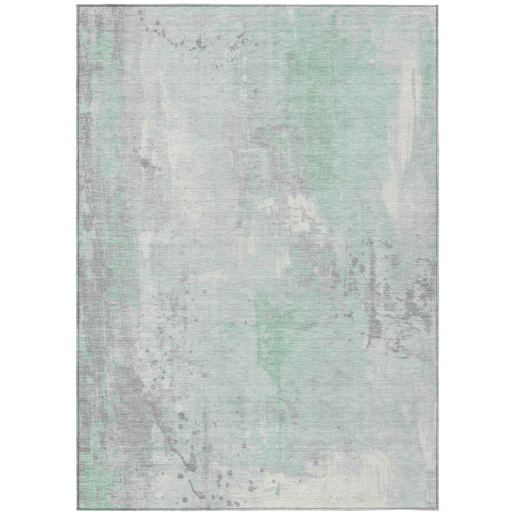 Piper Looms Chantille Abstract ACN1840 Mint Machine Washable Area Rug main image