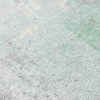 Piper Looms Chantille Abstract ACN1840 Mint Machine Washable Area Rug Swatch Image