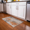 Piper Looms Chantille Abstract ACN1840 Orange Machine Washable Area Rug Scatter Lifestyle Image Feature