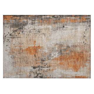 Piper Looms Chantille Abstract ACN1840 Orange Machine Washable Area Rug Scatter Main Image