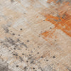 Piper Looms Chantille Abstract ACN1840 Orange Machine Washable Area Rug Swatch Image