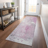 Piper Looms Chantille Abstract ACN1840 Pink Machine Washable Area Rug Runner Lifestyle Image Feature