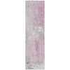 Piper Looms Chantille Abstract ACN1840 Pink Machine Washable Area Rug Runner Main Image