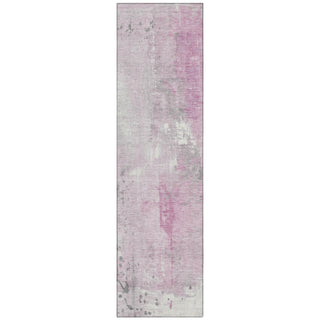 Piper Looms Chantille Abstract ACN1840 Pink Machine Washable Area Rug Runner Main Image