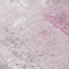 Piper Looms Chantille Abstract ACN1840 Pink Machine Washable Area Rug Swatch Image