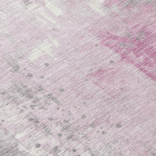 Piper Looms Chantille Abstract ACN1840 Pink Machine Washable Area Rug Swatch Image