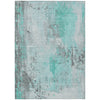 Piper Looms Chantille Abstract ACN1840 Teal Machine Washable Area Rug main image