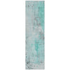 Piper Looms Chantille Abstract ACN1840 Teal Machine Washable Area Rug Runner Main Image