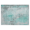 Piper Looms Chantille Abstract ACN1840 Teal Machine Washable Area Rug Scatter Main Image