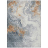 Piper Looms Chantille Abstract ACN1841 Gray Machine Washable Area Rug main image