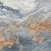 Piper Looms Chantille Abstract ACN1841 Gray Machine Washable Area Rug Swatch Image