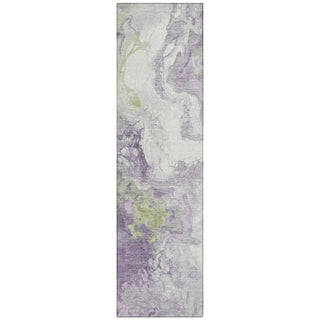 Piper Looms Chantille Abstract ACN1841 Lavender Machine Washable Area Rug Runner Main Image