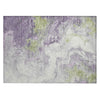 Piper Looms Chantille Abstract ACN1841 Lavender Machine Washable Area Rug Scatter Main Image