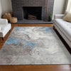Piper Looms Chantille Abstract ACN1841 Taupe Machine Washable Area Rug Lifestyle Image Feature