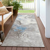 Piper Looms Chantille Abstract ACN1841 Taupe Machine Washable Area Rug Runner Outdoor Lifestyle Image Feature