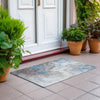 Piper Looms Chantille Abstract ACN1841 Taupe Machine Washable Area Rug Scatter Outdoor Lifestyle Image Feature