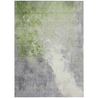 Piper Looms Chantille Abstract ACN1842 Aloe Machine Washable Area Rug main image