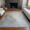 Piper Looms Chantille Abstract ACN1842 Beige Machine Washable Area Rug Lifestyle Image Feature