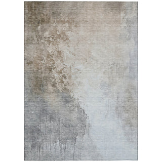 Piper Looms Chantille Abstract ACN1842 Beige Machine Washable Area Rug main image