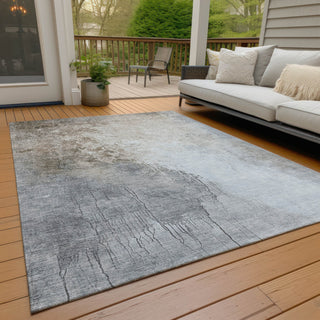 Piper Looms Chantille Abstract ACN1842 Beige Machine Washable Area Rug Outdoor Lifestyle Image Feature