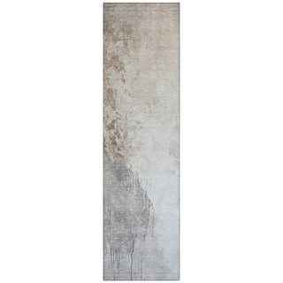 Piper Looms Chantille Abstract ACN1842 Beige Machine Washable Area Rug Runner Main Image