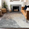Piper Looms Chantille Abstract ACN1842 Coral Machine Washable Area Rug Lifestyle Image Feature