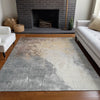 Piper Looms Chantille Abstract ACN1842 Coral Machine Washable Area Rug Lifestyle Image Feature