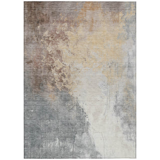 Piper Looms Chantille Abstract ACN1842 Coral Machine Washable Area Rug main image