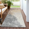 Piper Looms Chantille Abstract ACN1842 Coral Machine Washable Area Rug Runner Outdoor Lifestyle Image Feature