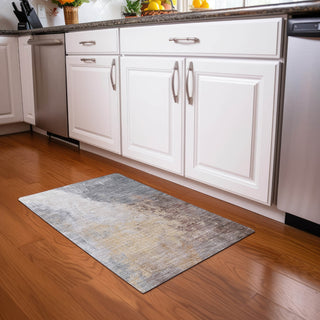 Piper Looms Chantille Abstract ACN1842 Coral Machine Washable Area Rug Scatter Lifestyle Image Feature