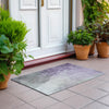 Piper Looms Chantille Abstract ACN1842 Lavender Machine Washable Area Rug Scatter Outdoor Lifestyle Image Feature