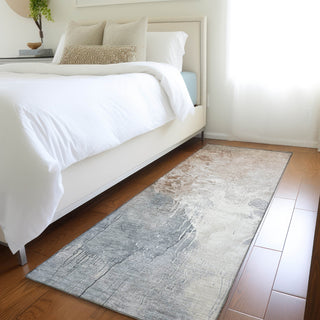 Piper Looms Chantille Abstract ACN1842 Paprika Machine Washable Area Rug Runner Lifestyle Image Feature