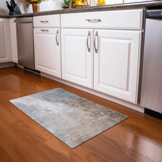 Piper Looms Chantille Abstract ACN1842 Paprika Machine Washable Area Rug Scatter Lifestyle Image Feature
