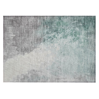 Piper Looms Chantille Abstract ACN1842 Seafoam Machine Washable Area Rug Scatter Main Image