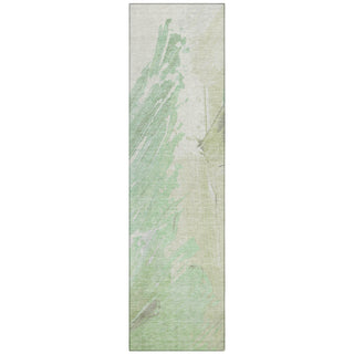 Piper Looms Chantille Abstract ACN1843 Aloe Machine Washable Area Rug Runner Main Image