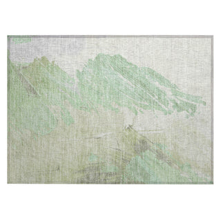 Piper Looms Chantille Abstract ACN1843 Aloe Machine Washable Area Rug Scatter Main Image